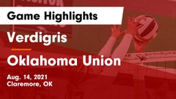 Verdigris  vs Oklahoma Union  Game Highlights - Aug. 14, 2021