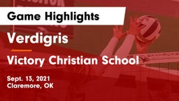 Verdigris  vs Victory Christian School Game Highlights - Sept. 13, 2021