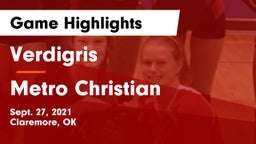 Verdigris  vs Metro Christian Game Highlights - Sept. 27, 2021