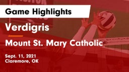 Verdigris  vs Mount St. Mary Catholic  Game Highlights - Sept. 11, 2021