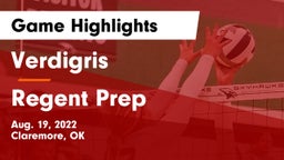 Verdigris  vs Regent Prep Game Highlights - Aug. 19, 2022