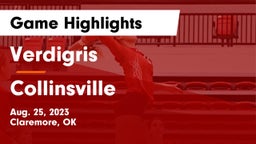 Verdigris  vs Collinsville  Game Highlights - Aug. 25, 2023