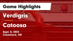 Verdigris  vs Catoosa  Game Highlights - Sept. 8, 2023