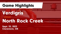 Verdigris  vs North Rock Creek  Game Highlights - Sept. 23, 2023