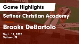 Seffner Christian Academy vs Brooks DeBartolo Game Highlights - Sept. 14, 2020