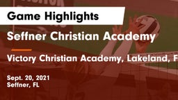 Seffner Christian Academy vs Victory Christian Academy, Lakeland, FL Game Highlights - Sept. 20, 2021