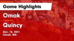 Omak  vs Quincy  Game Highlights - Dec. 14, 2021