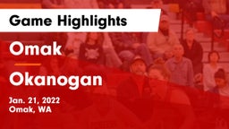 Omak  vs Okanogan  Game Highlights - Jan. 21, 2022