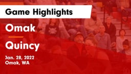 Omak  vs Quincy  Game Highlights - Jan. 28, 2022