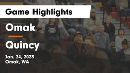 Omak  vs Quincy  Game Highlights - Jan. 24, 2023