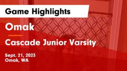 Omak  vs Cascade  Junior Varsity Game Highlights - Sept. 21, 2023