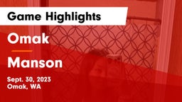Omak  vs Manson  Game Highlights - Sept. 30, 2023