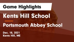 Kents Hill School vs Portsmouth Abbey School Game Highlights - Dec. 18, 2021