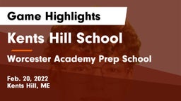 Kents Hill School vs Worcester Academy Prep School Game Highlights - Feb. 20, 2022