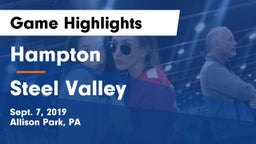 Hampton  vs Steel Valley  Game Highlights - Sept. 7, 2019