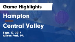 Hampton  vs Central Valley  Game Highlights - Sept. 17, 2019