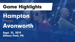 Hampton  vs Avonworth  Game Highlights - Sept. 23, 2019