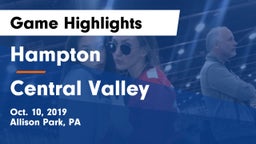 Hampton  vs Central Valley  Game Highlights - Oct. 10, 2019