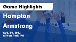 Hampton  vs Armstrong  Game Highlights - Aug. 30, 2022