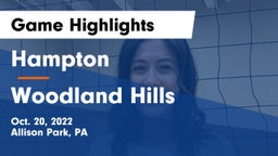 Hampton  vs Woodland Hills  Game Highlights - Oct. 20, 2022
