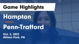 Hampton  vs Penn-Trafford  Game Highlights - Oct. 3, 2022