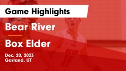 Bear River  vs Box Elder  Game Highlights - Dec. 20, 2023