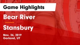 Bear River  vs Stansbury  Game Highlights - Nov. 26, 2019