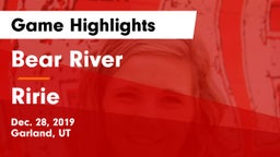 Bear River  vs Ririe  Game Highlights - Dec. 28, 2019