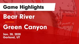 Bear River  vs Green Canyon  Game Highlights - Jan. 28, 2020