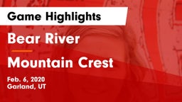 Bear River  vs Mountain Crest  Game Highlights - Feb. 6, 2020