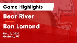 Bear River  vs Ben Lomond  Game Highlights - Dec. 3, 2020