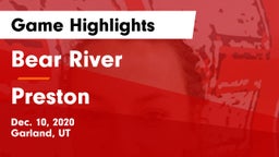 Bear River  vs Preston  Game Highlights - Dec. 10, 2020