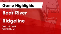 Bear River  vs Ridgeline  Game Highlights - Jan. 21, 2021