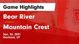 Bear River  vs Mountain Crest  Game Highlights - Jan. 26, 2021