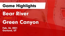 Bear River  vs Green Canyon  Game Highlights - Feb. 26, 2021