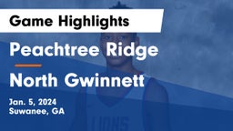 Peachtree Ridge  vs North Gwinnett  Game Highlights - Jan. 5, 2024