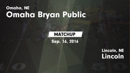 Matchup: Bryan vs. Lincoln  2016
