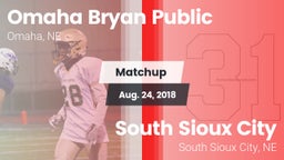 Matchup: Bryan vs. South Sioux City  2018