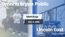 Matchup: Bryan vs. Lincoln East  2018