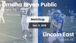 Matchup: Bryan vs. Lincoln East  2019