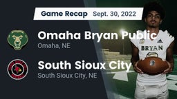 Recap: Omaha Bryan Public  vs. South Sioux City  2022