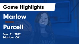 Marlow  vs Purcell  Game Highlights - Jan. 31, 2022