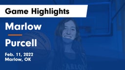 Marlow  vs Purcell  Game Highlights - Feb. 11, 2022