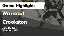Warroad  vs Crookston  Game Highlights - Jan. 11, 2024