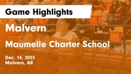 Malvern  vs Maumelle Charter School Game Highlights - Dec. 14, 2023