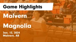 Malvern  vs Magnolia  Game Highlights - Jan. 12, 2024