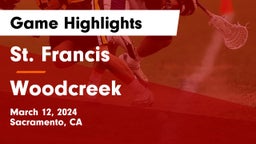 St. Francis  vs Woodcreek Game Highlights - March 12, 2024