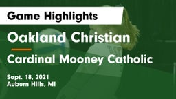 Oakland Christian  vs Cardinal Mooney Catholic  Game Highlights - Sept. 18, 2021