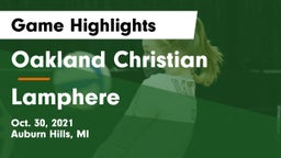 Oakland Christian  vs Lamphere  Game Highlights - Oct. 30, 2021