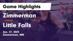 Zimmerman  vs Little Falls Game Highlights - Jan. 27, 2022